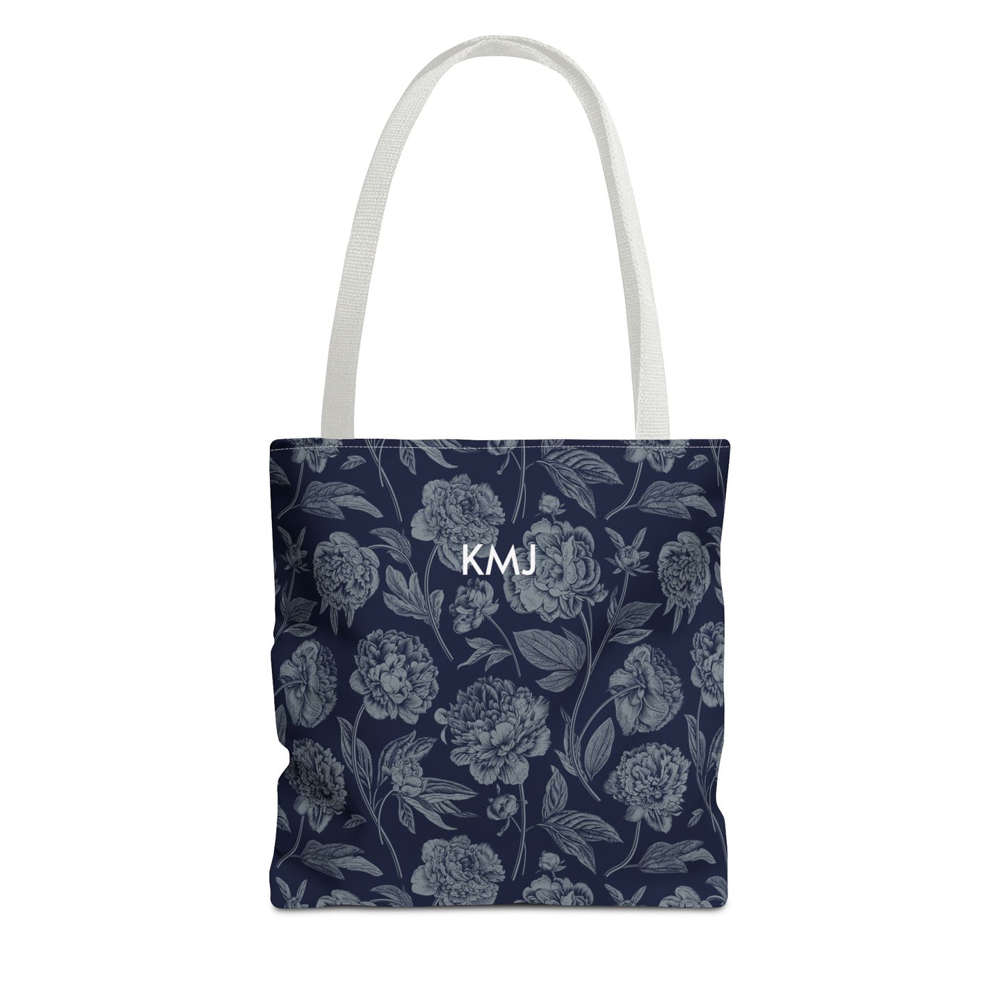 Totes - Personalized | Navy & White | Peony