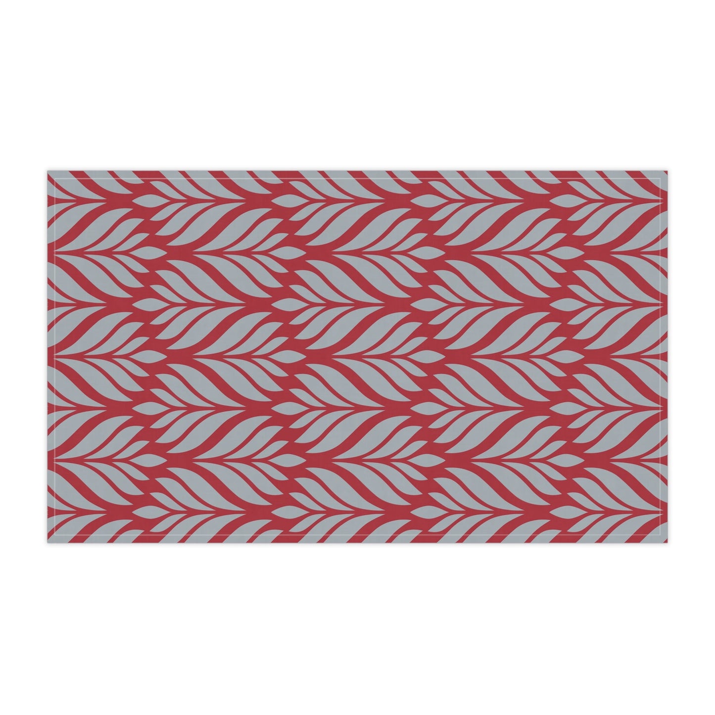 Tea Towels | Red & Gray | Palm