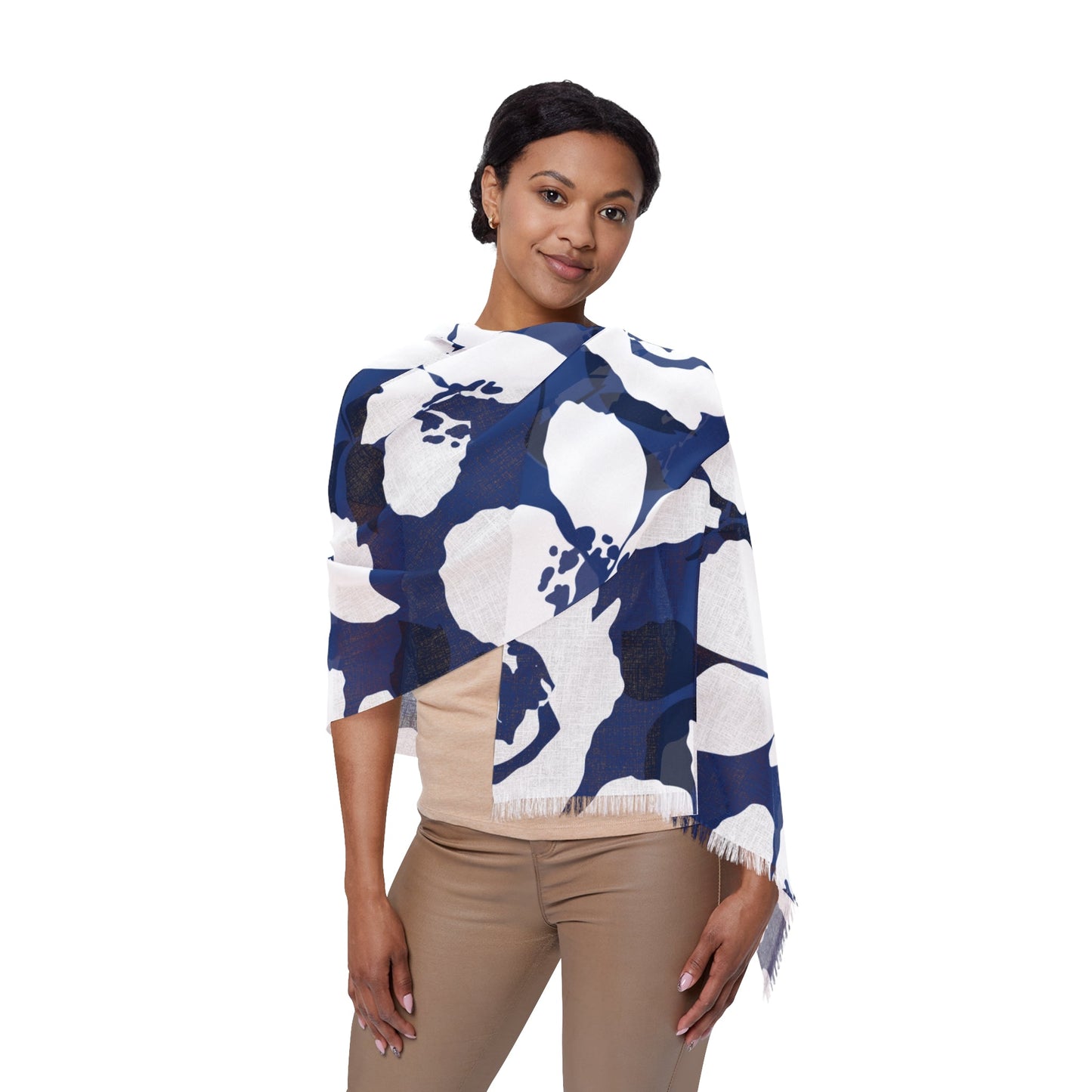 Scarf | Navy & White | Poppy