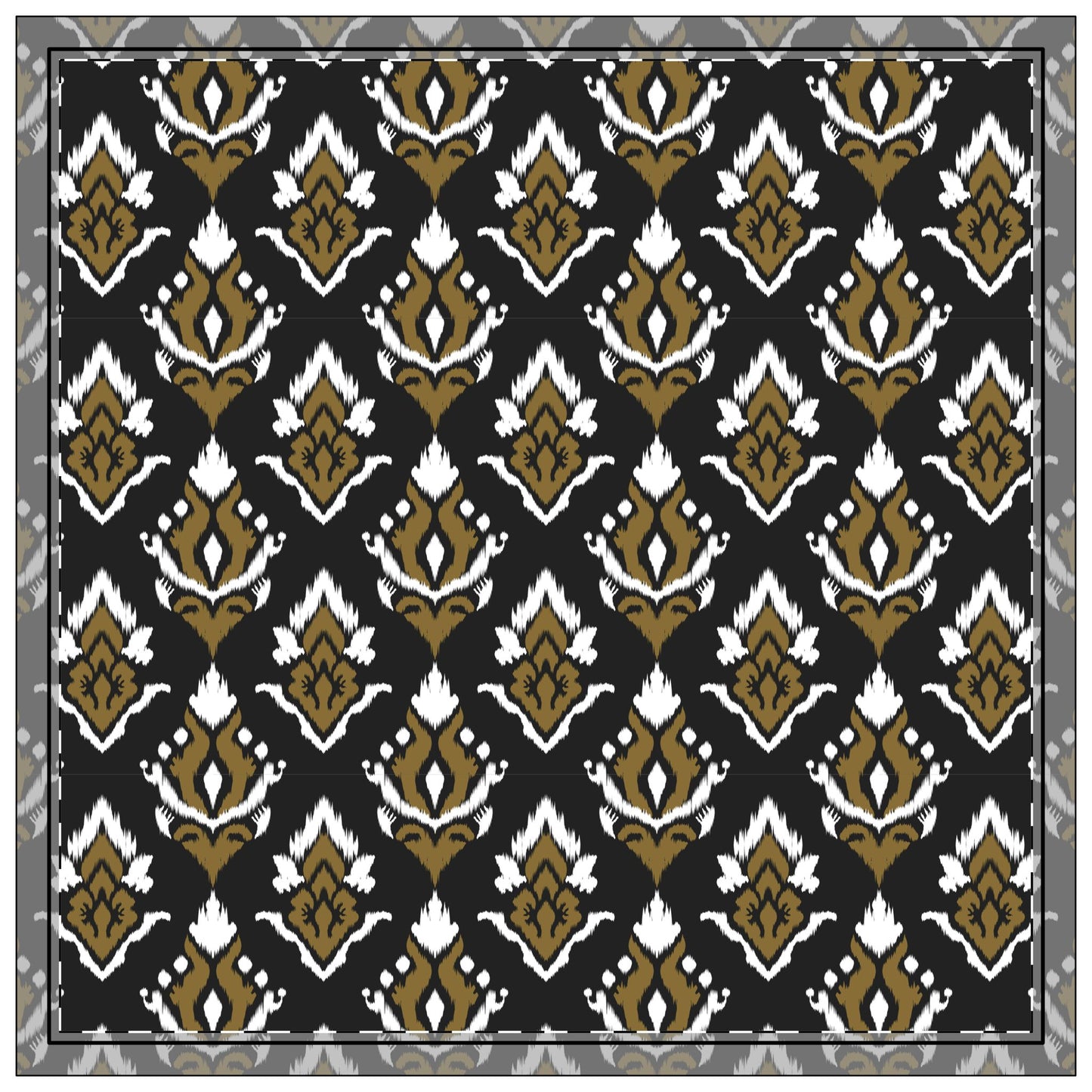Napkin 4-set | Winston Salem, North Carolina | Ikat