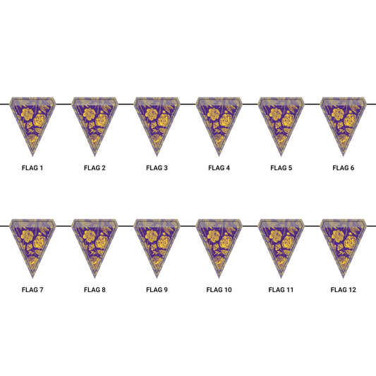 Flag Garland | Baton Rouge, Louisiana | Peony