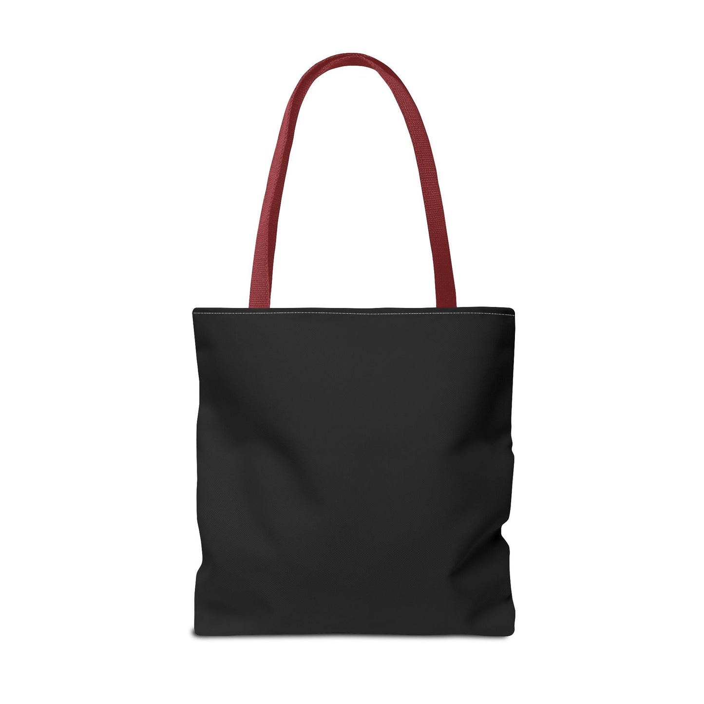 Tote Bag | Red & Black | Black
