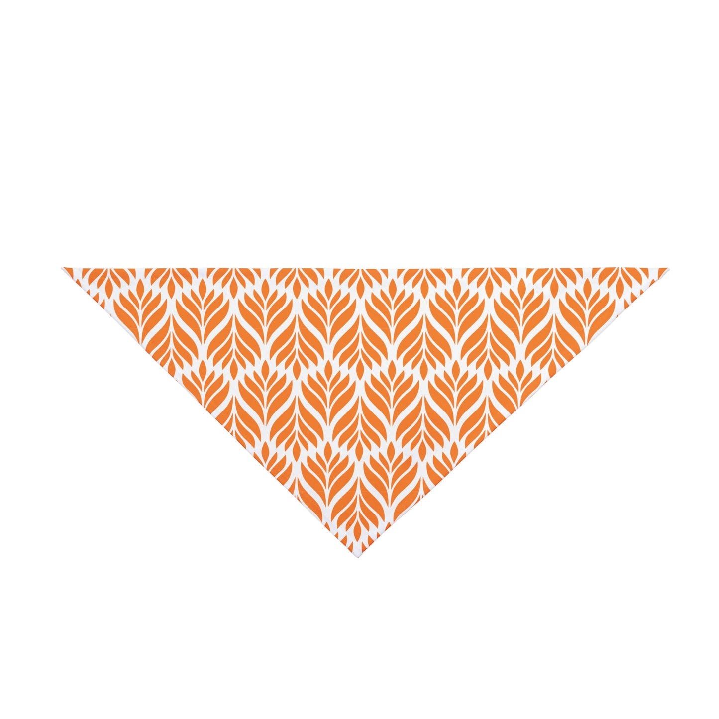 Pet Bandana | Orange & White | Palm