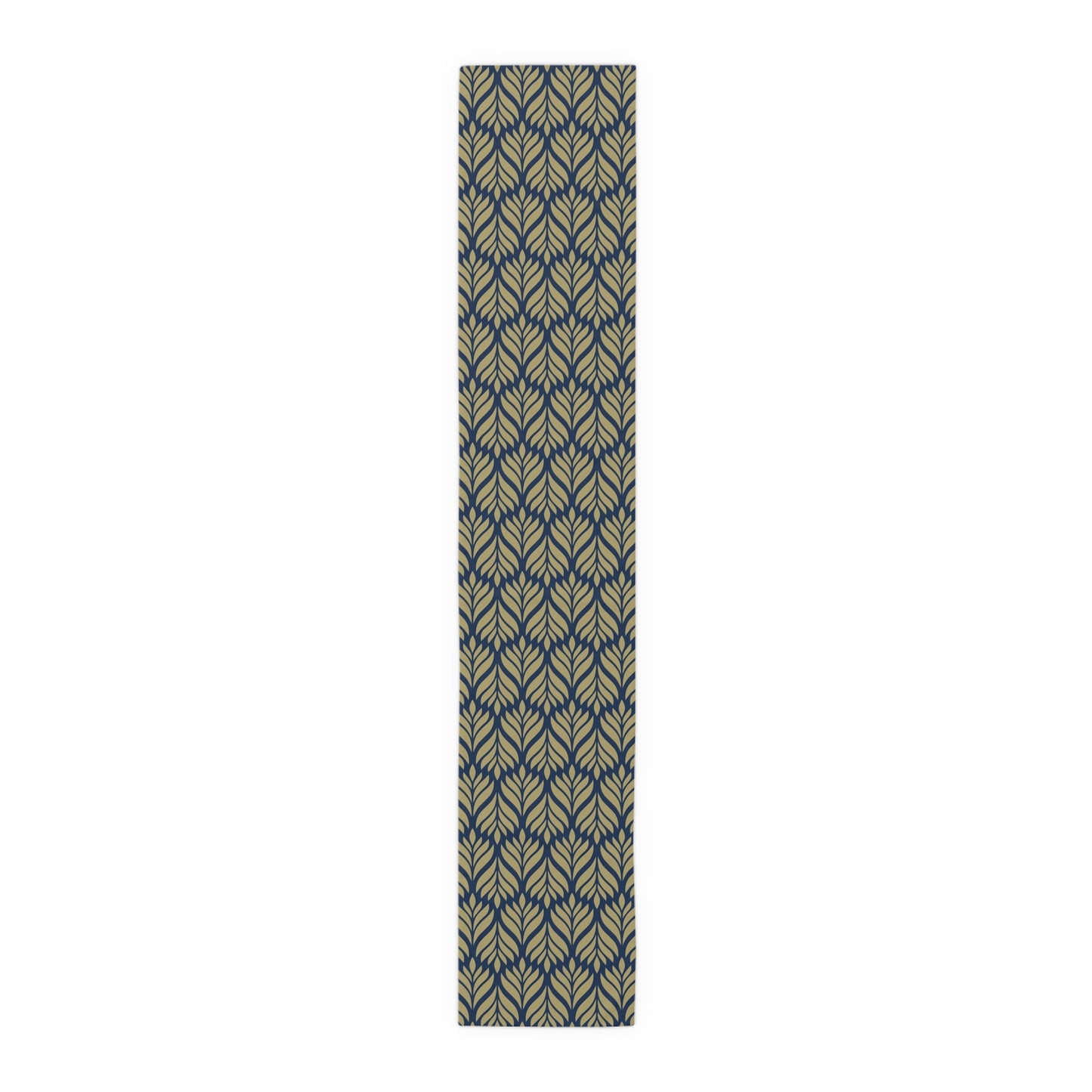 Table Runner | Blue & Gold | Palm