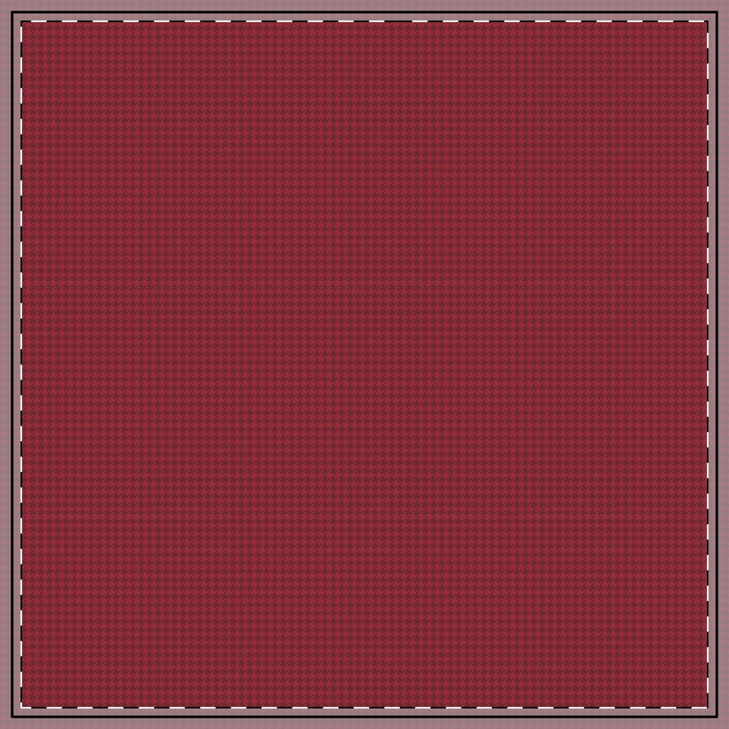 Tablecloth | Maroon & White | Houndstooth