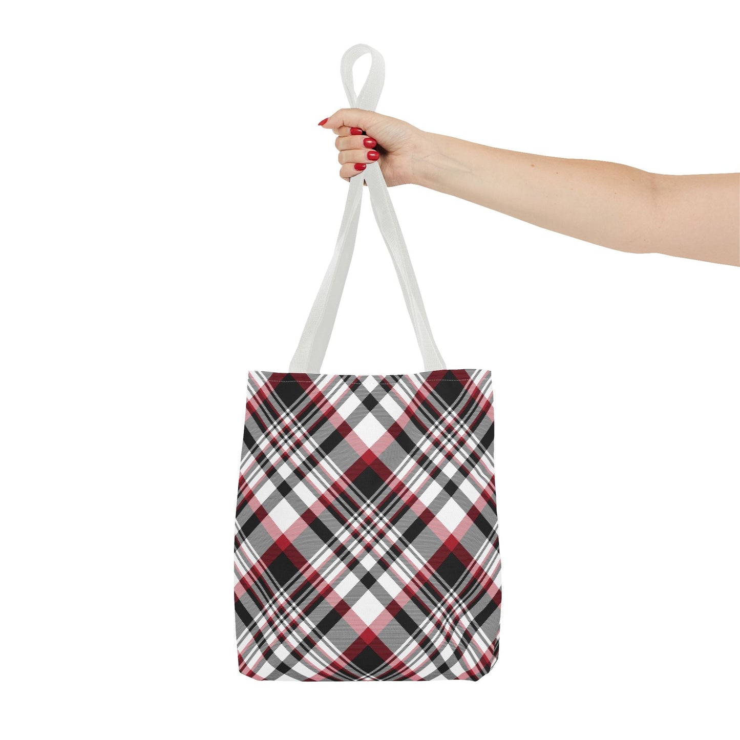 Tote Bag | Red & Black | Tartan