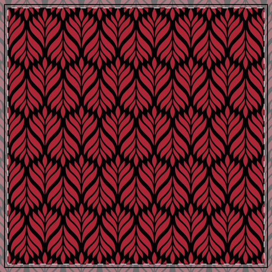 Tablecloth | Red & Black | Palm