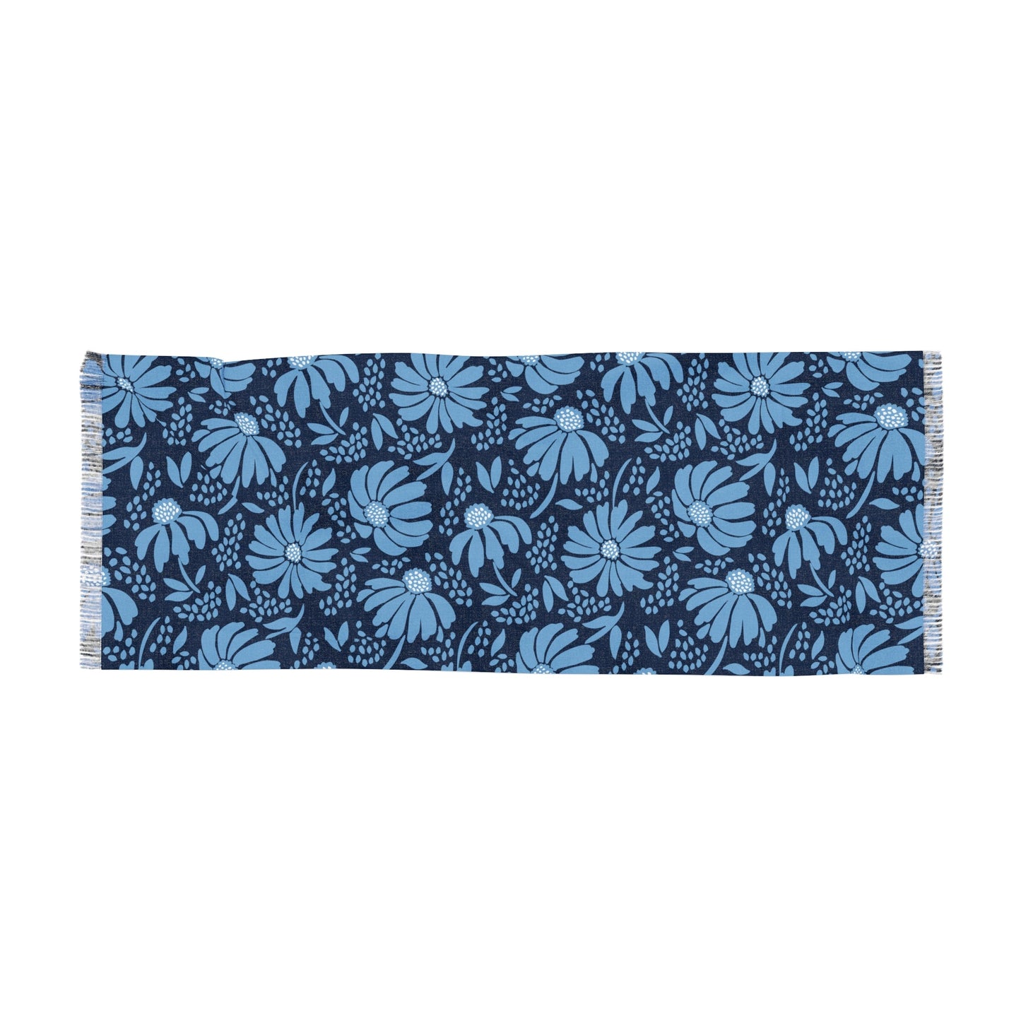 Scarf | Light Blue & White | Bellis