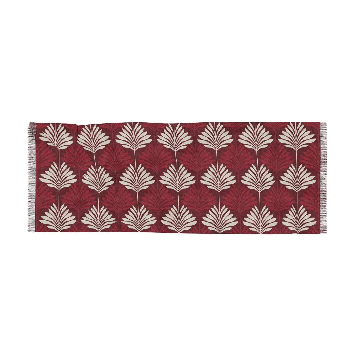 Scarf | Maroon & White | Deco