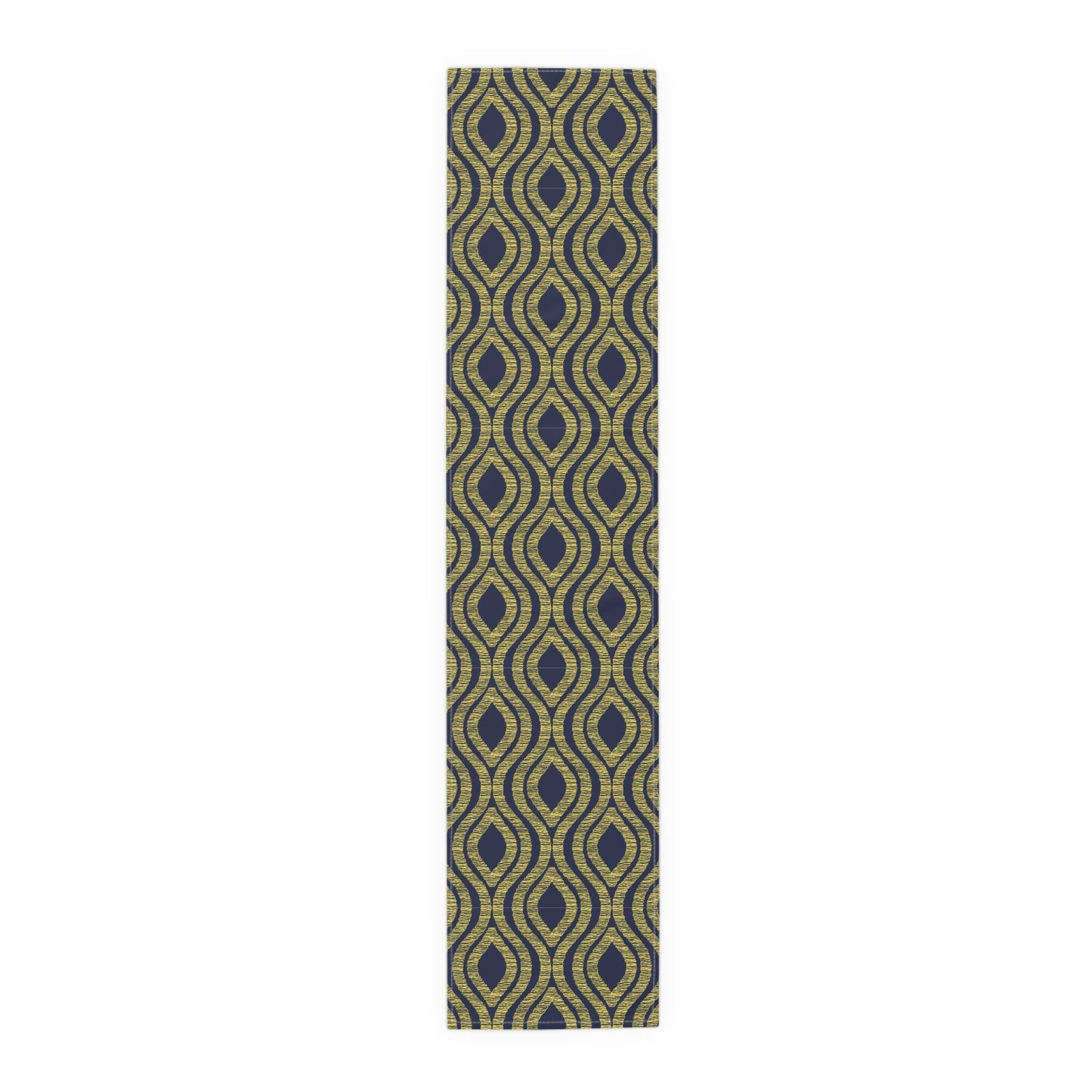 Table Runner | Yellow & Blue | Ogee