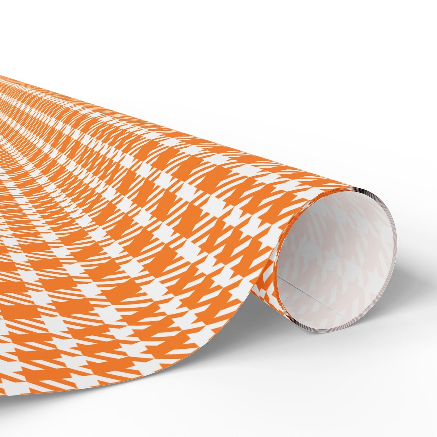 Gift Wrap | Orange & White | Tweed