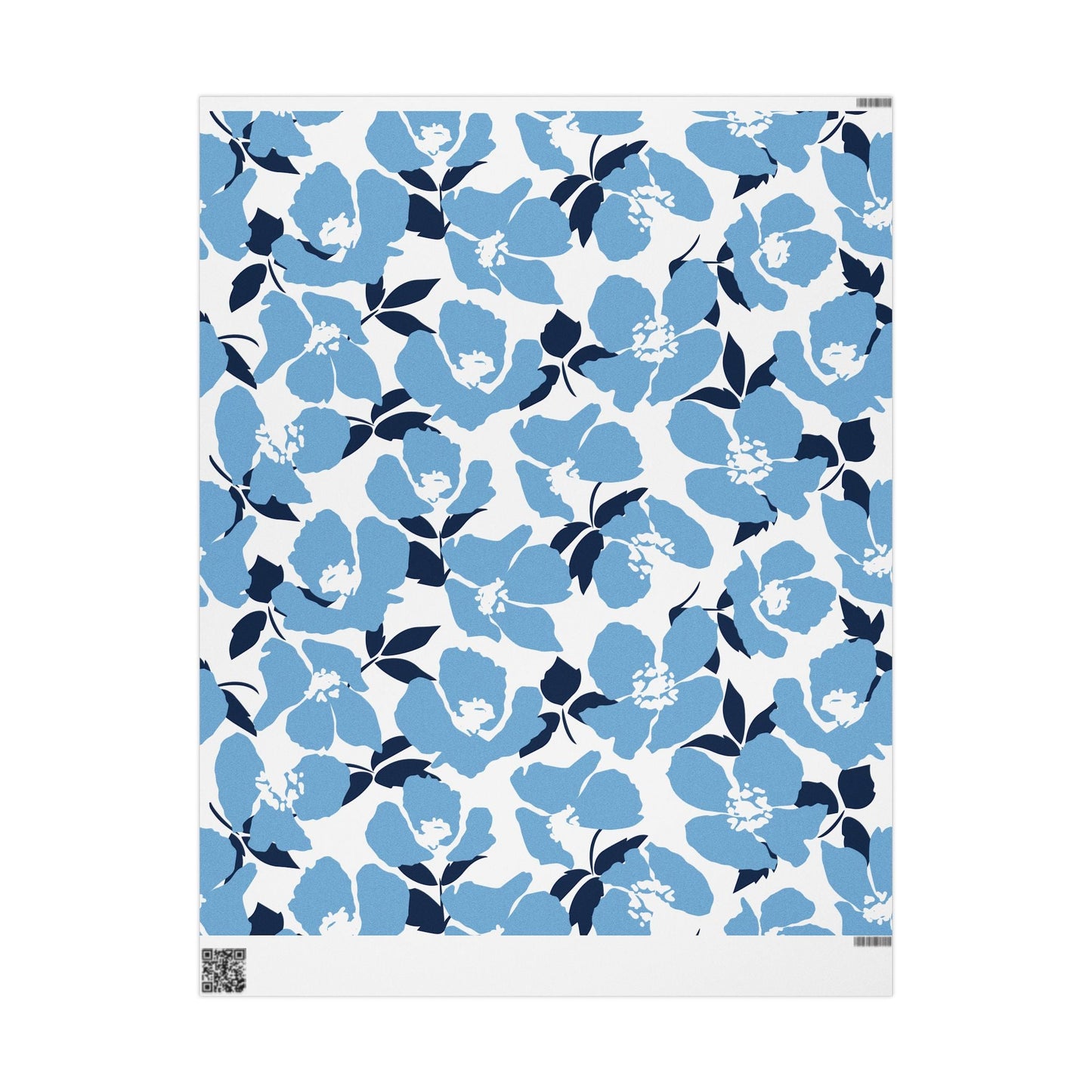 Gift Wrap | Light Blue & White | Poppy