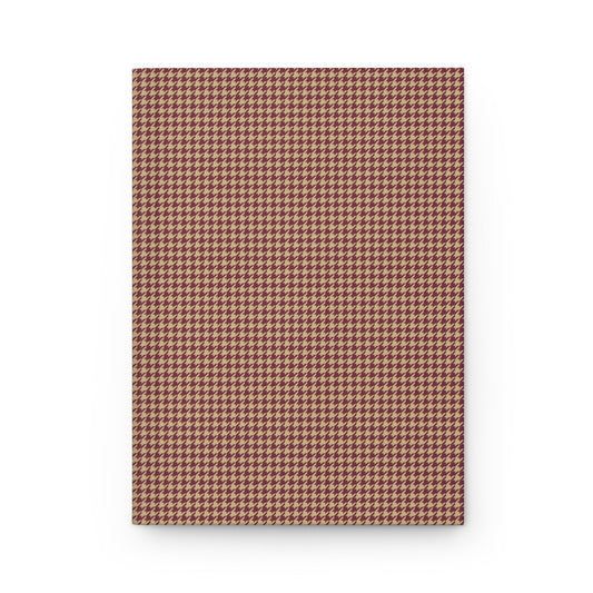 Journal | Maroon & Gold | Houndstooth