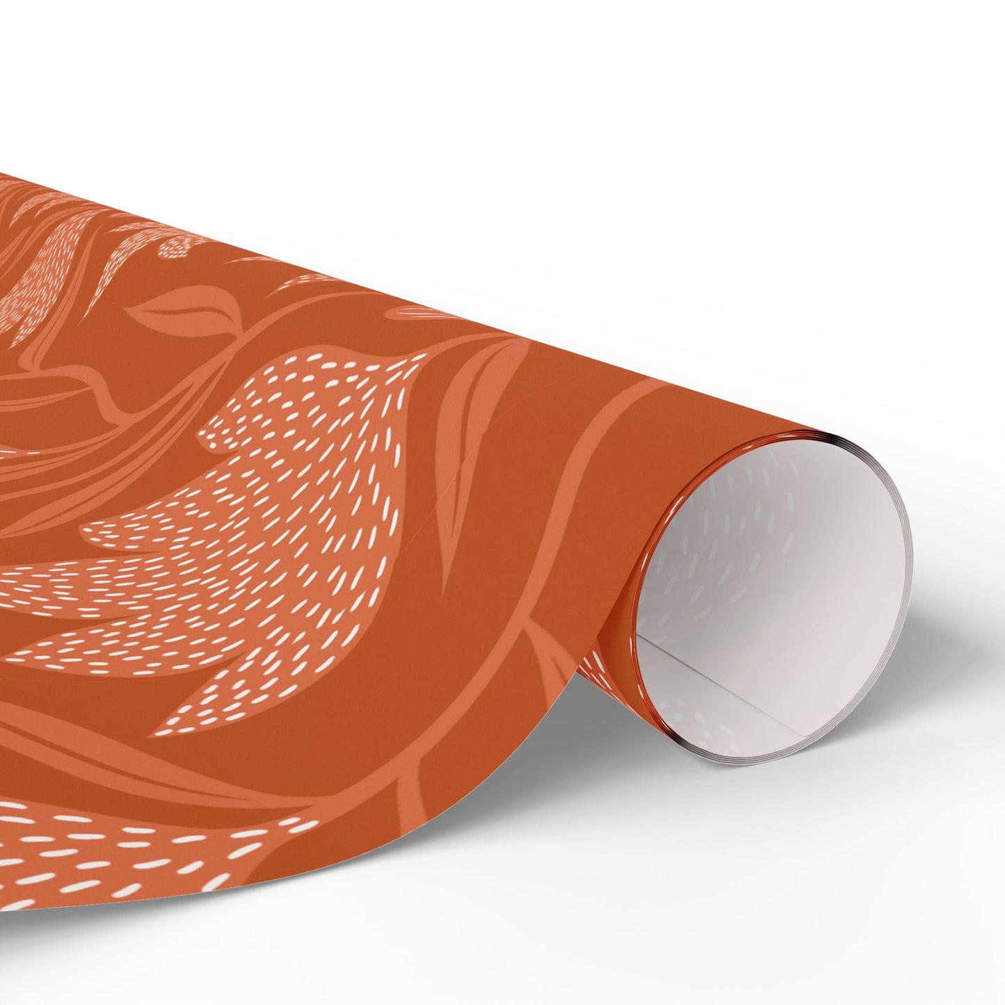 Gift Wrap | Dark Orange & White | Magnolia