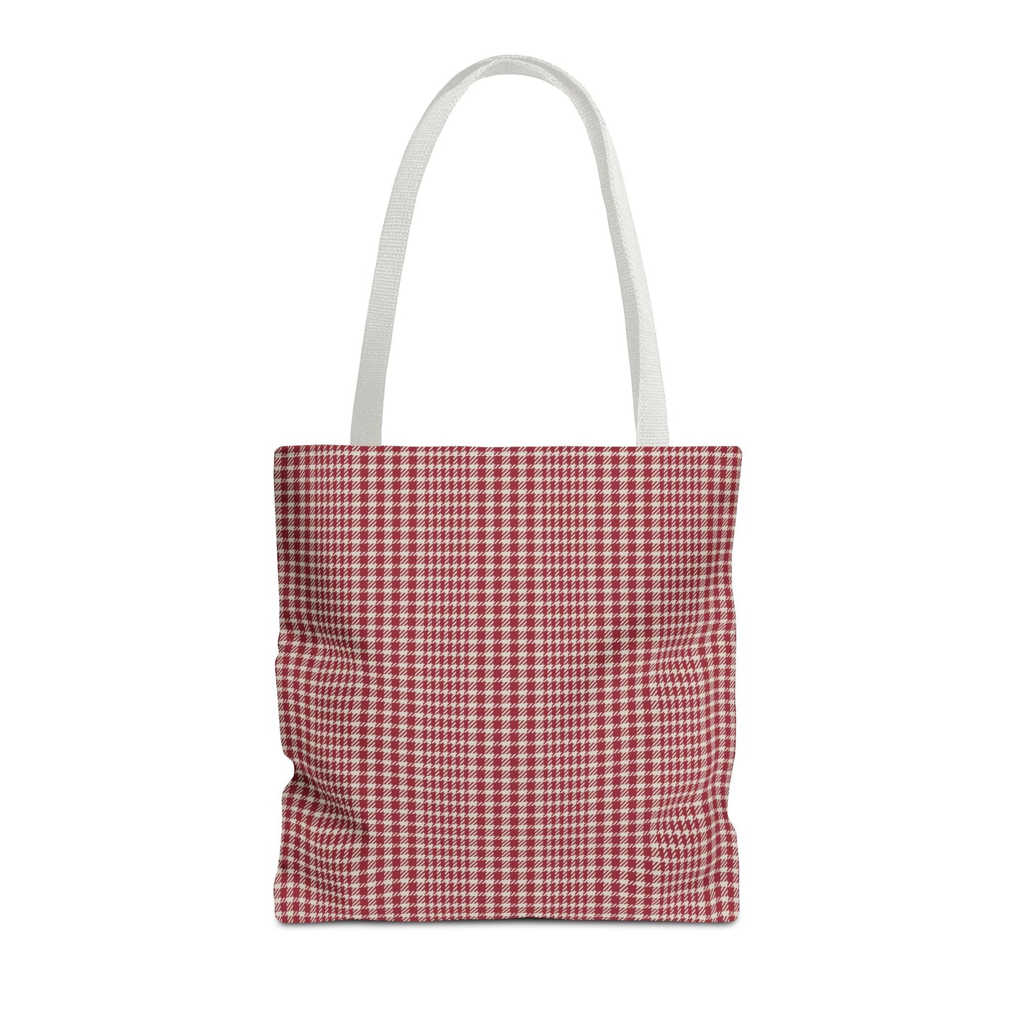 Tote Bags | Maroon & White | Tweed