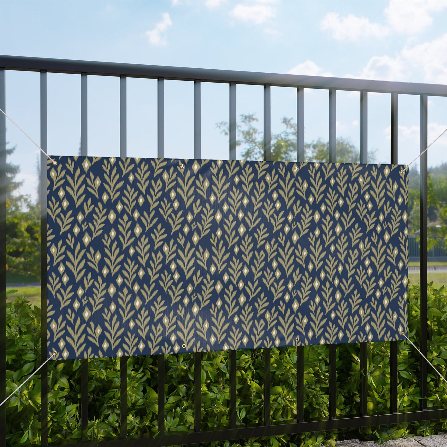 Banner | Gold & Blue | Laurel