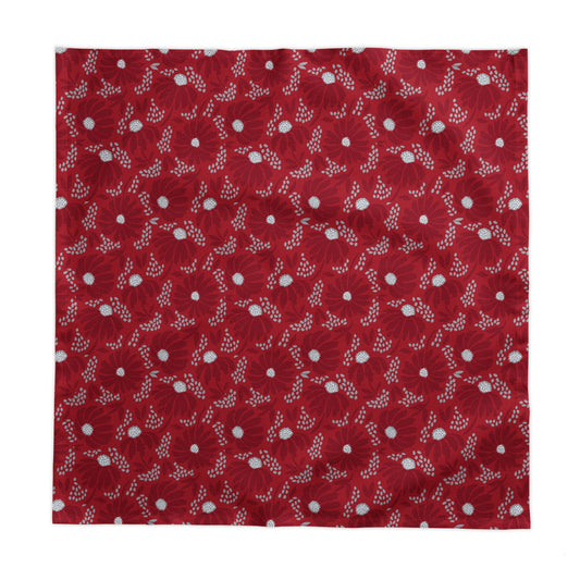 Tablecloth | Red & Gray | Bellis