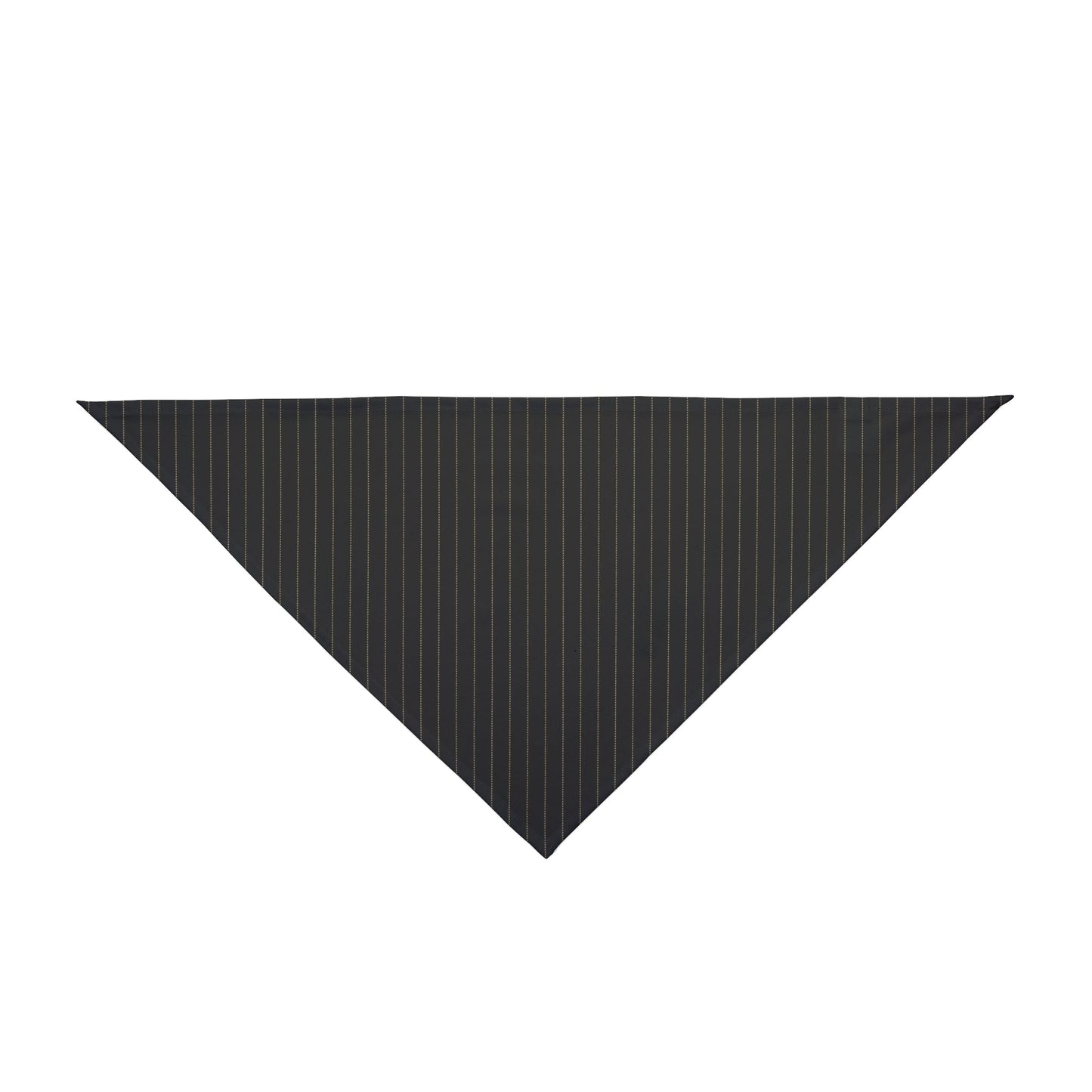 Pet Bandana | Black & Gold | Pinstripe