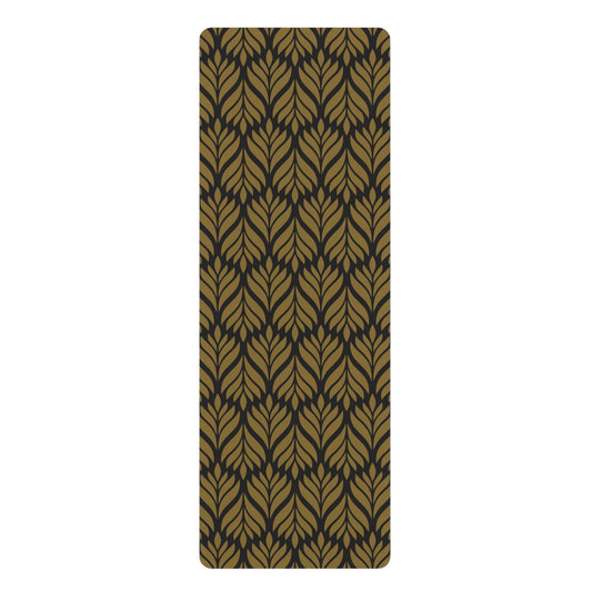 Yoga Mat | Black & Gold | Palm