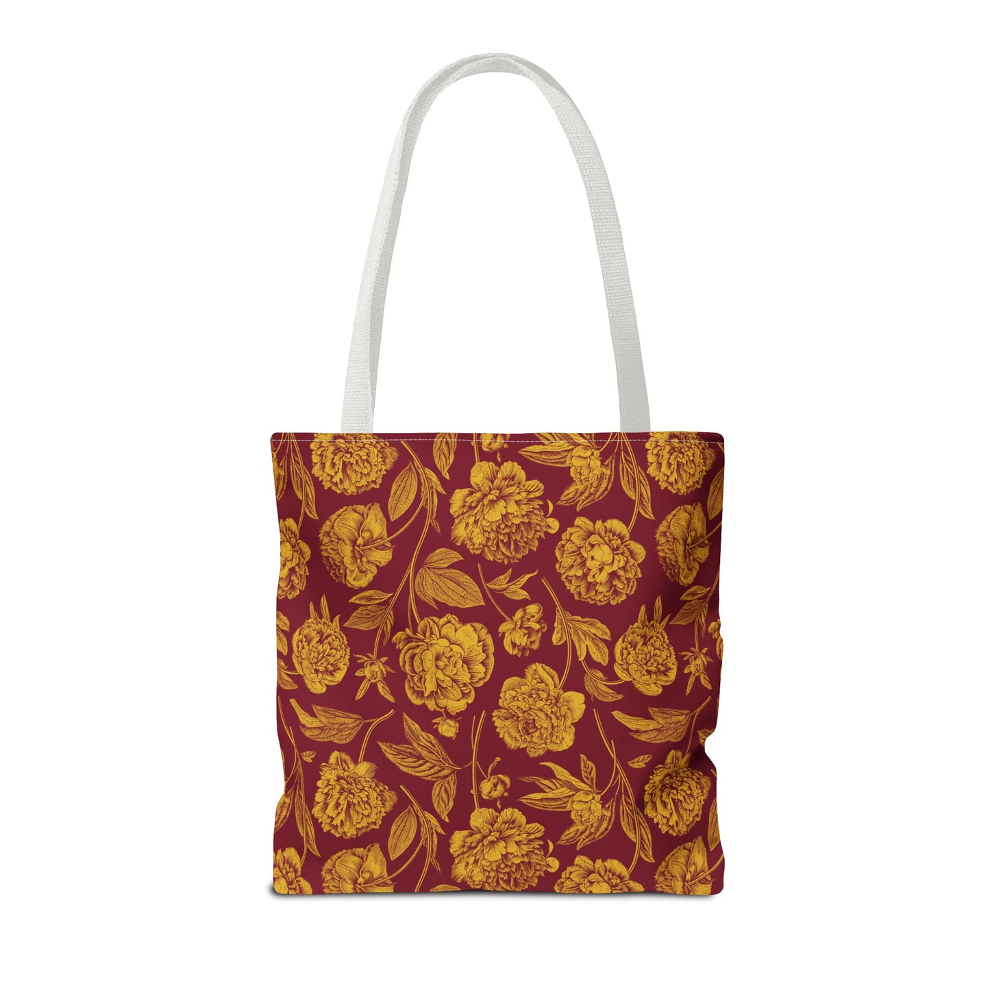 Totes - Personalized | Red & Yellow | Peony