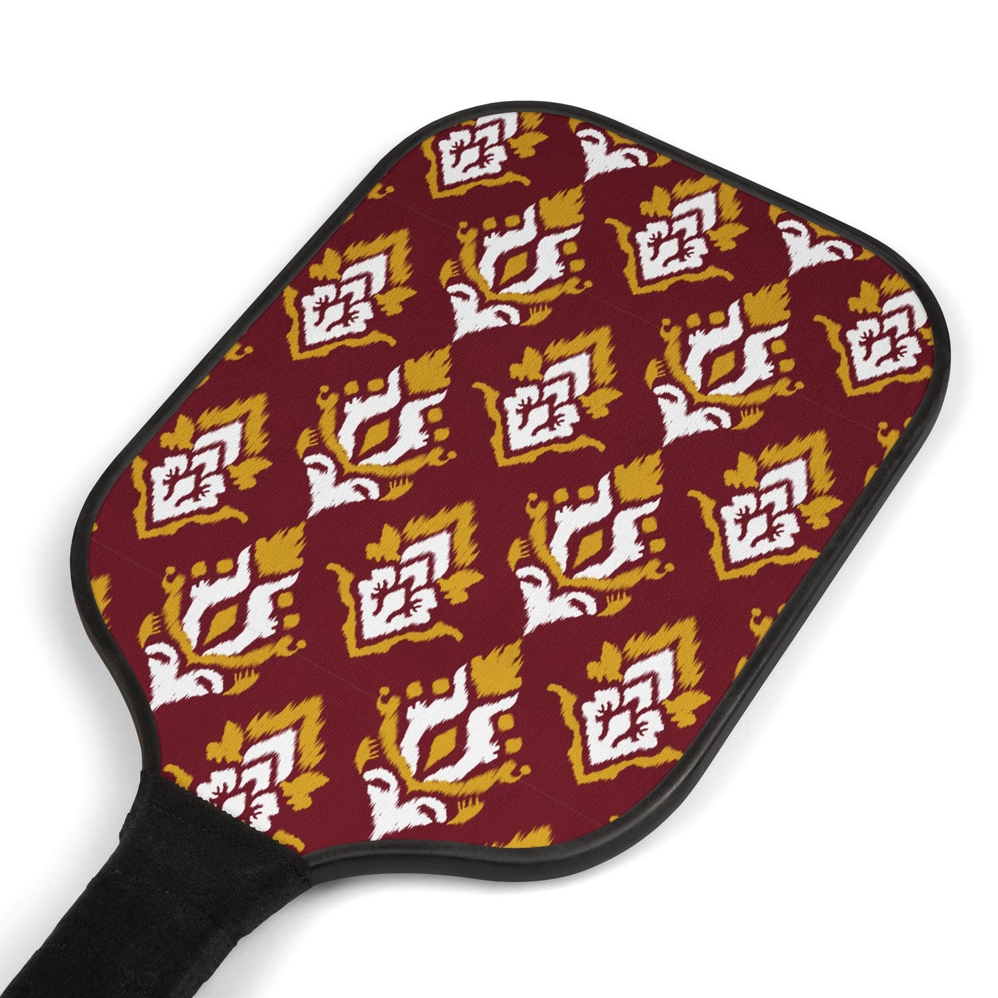 Pickleball Paddle Kit | Red & Yellow | Ikat