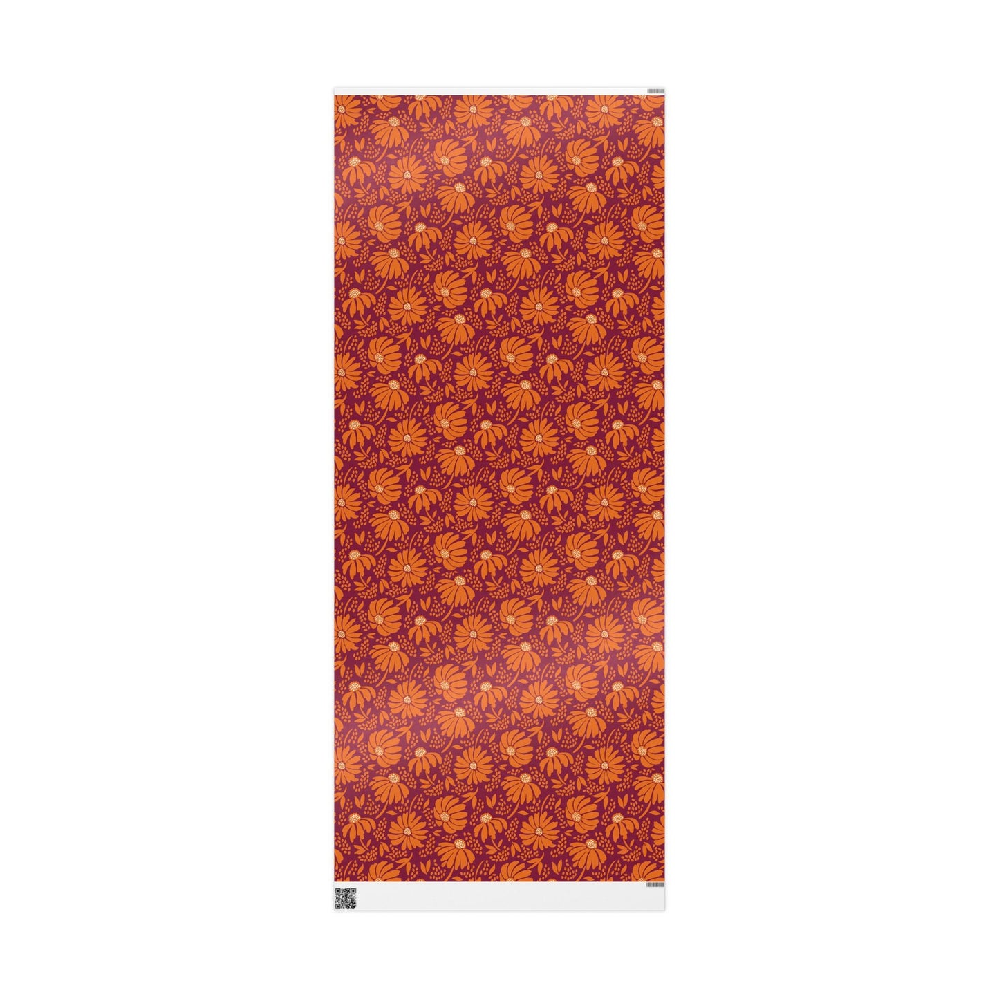 Gift Wrap | Maroon & Orange | Bellis