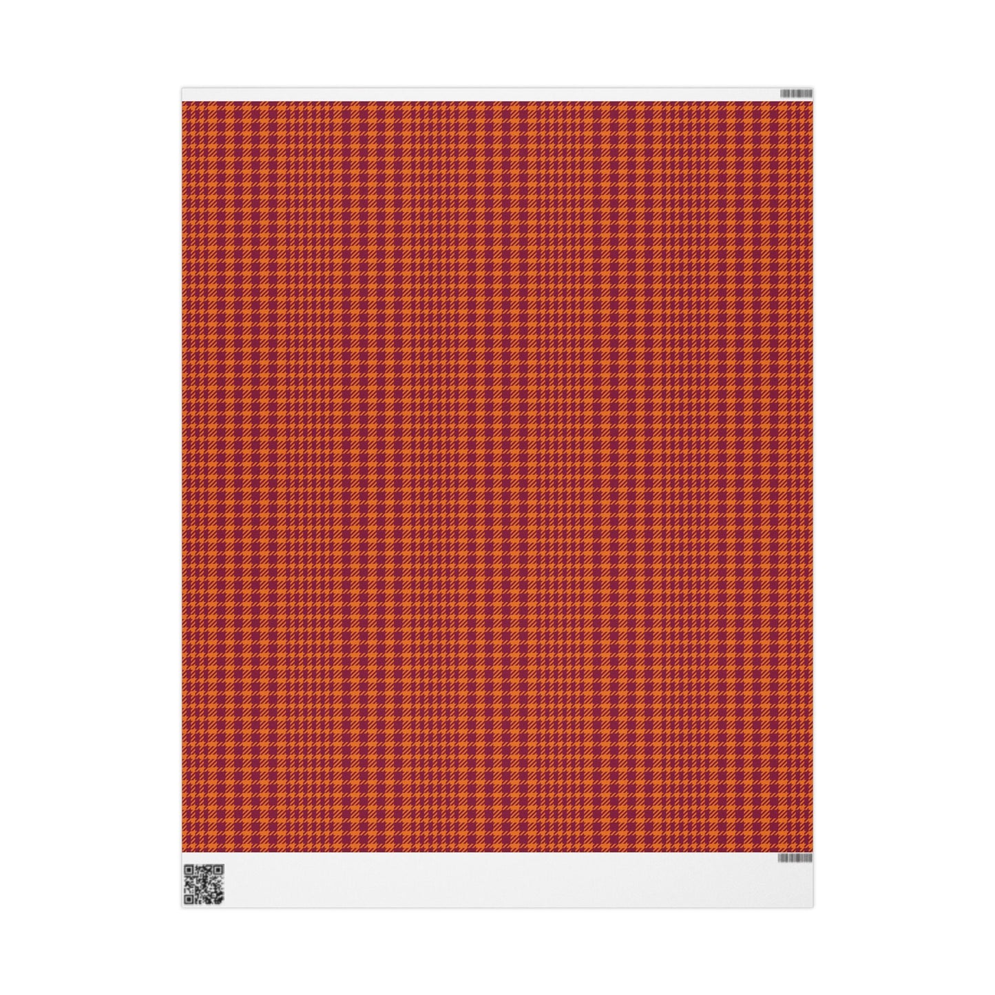 Gift Wrap | Maroon & Orange | Tweed