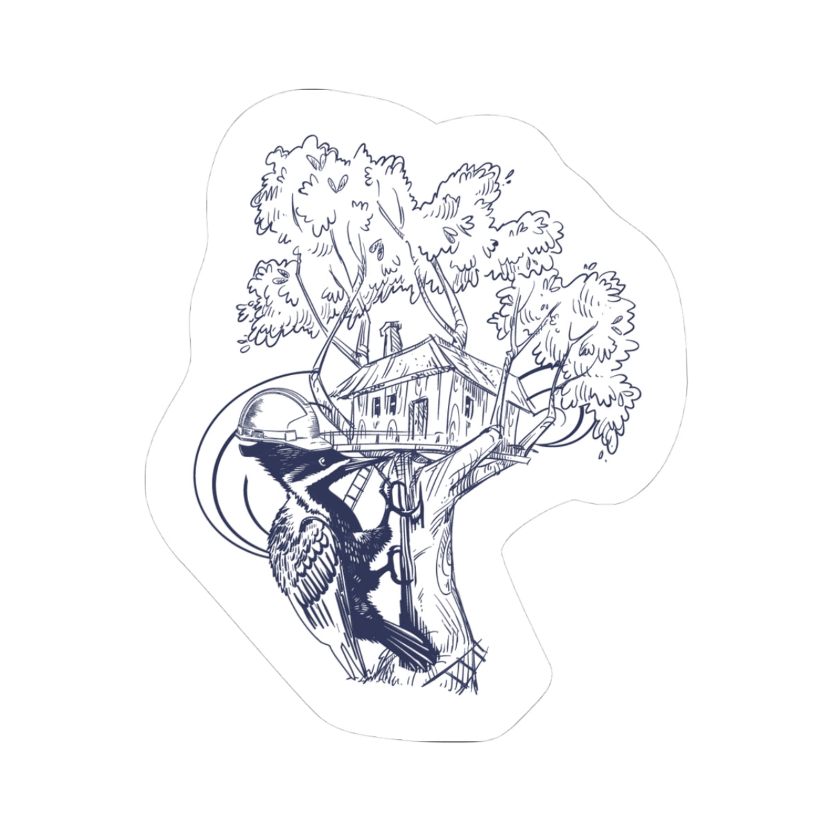 NYP Sticker | Woodpecker Construction