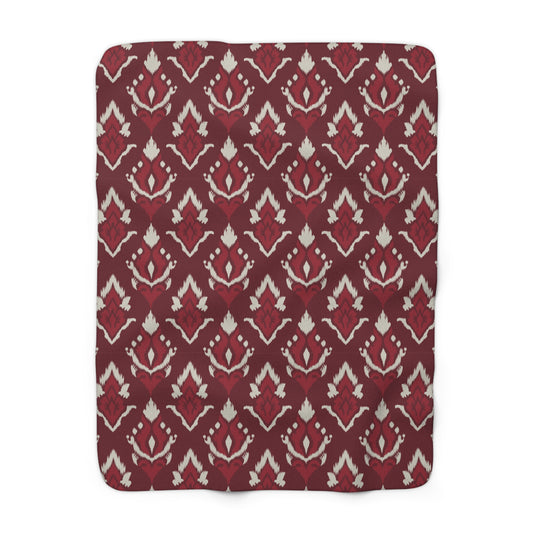 Sherpa Fleece Blanket | Tuscaloosa, Alabama | Ikat