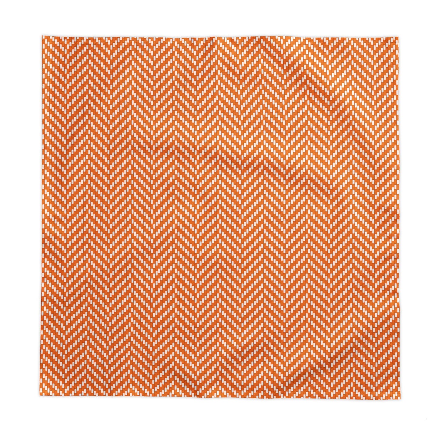 Tablecloth | Orange & White | Herringbone