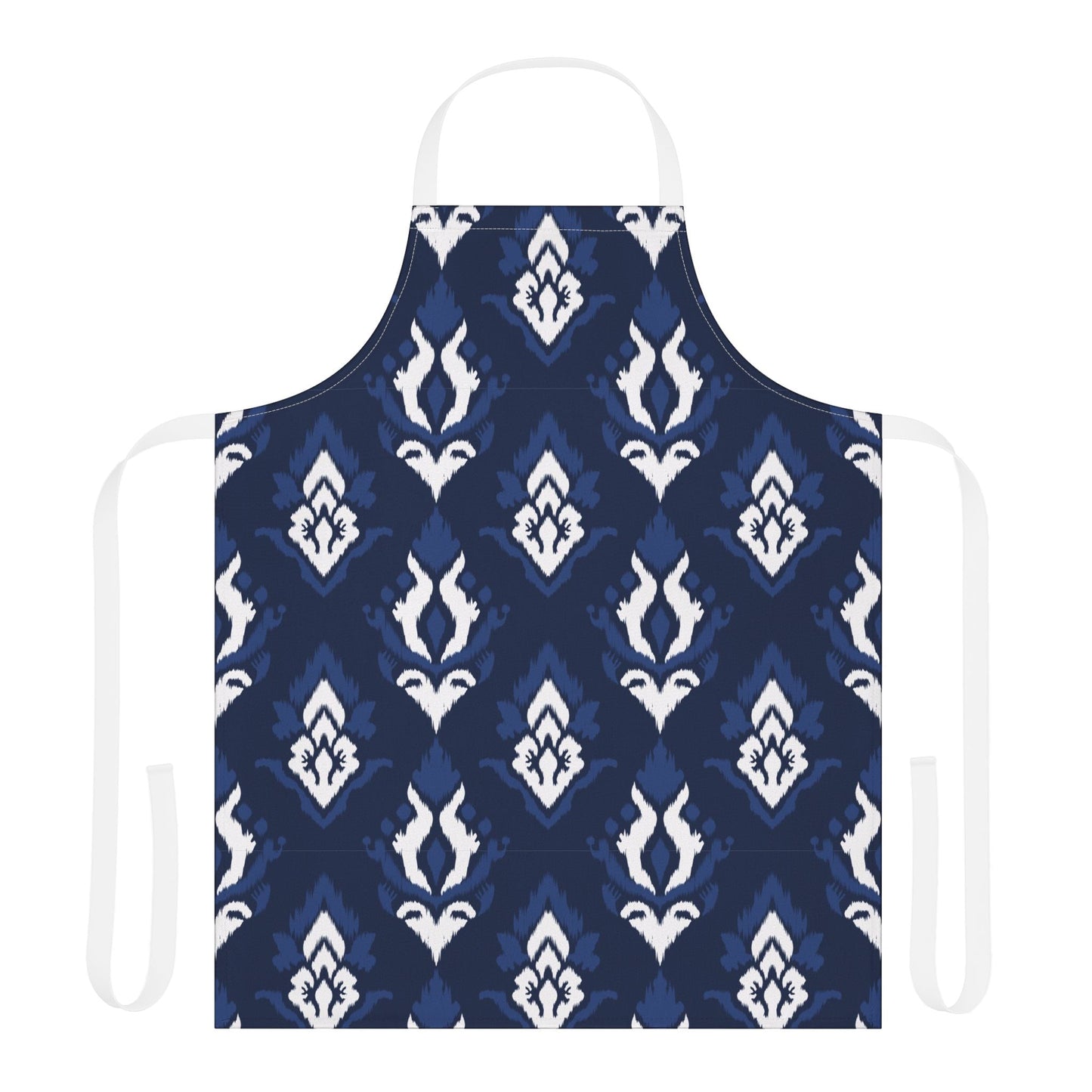 Apron | Navy & White | Ikat