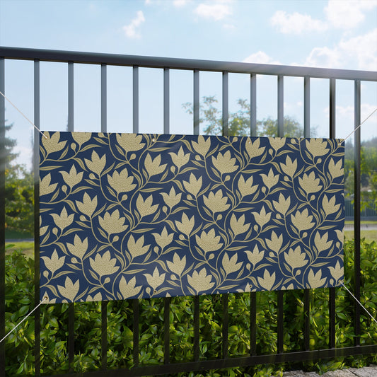 Banner | Gold & Blue | Magnolia