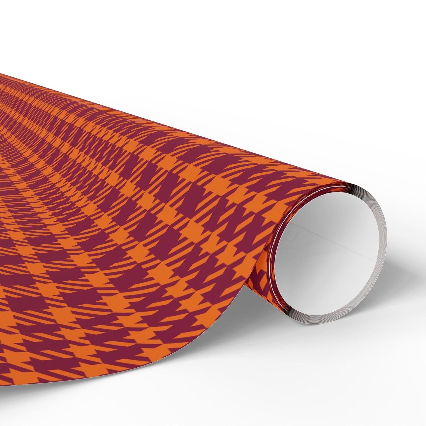 Gift Wrap | Maroon & Orange | Tweed