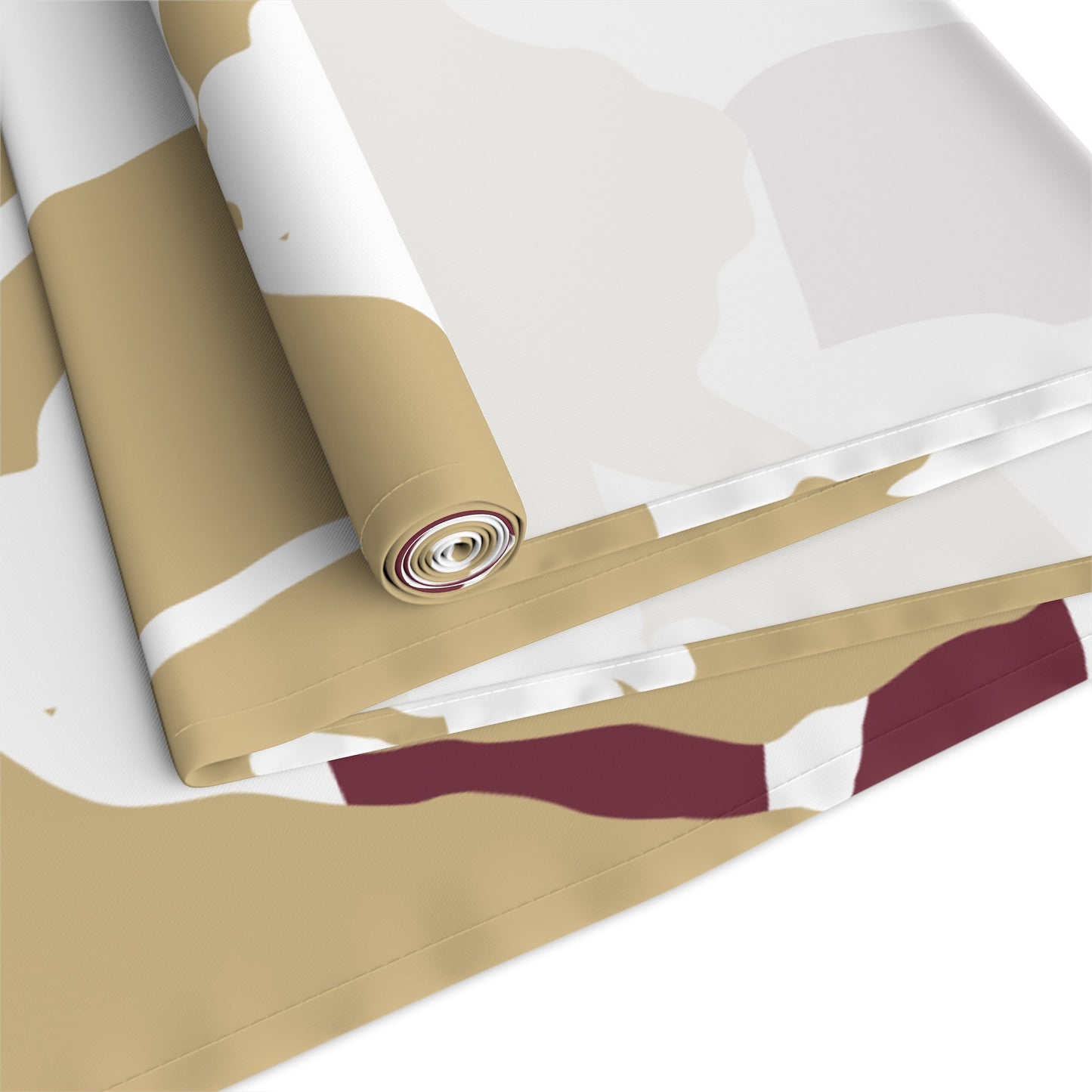 Table Runner | Maroon & Gold | Poppy