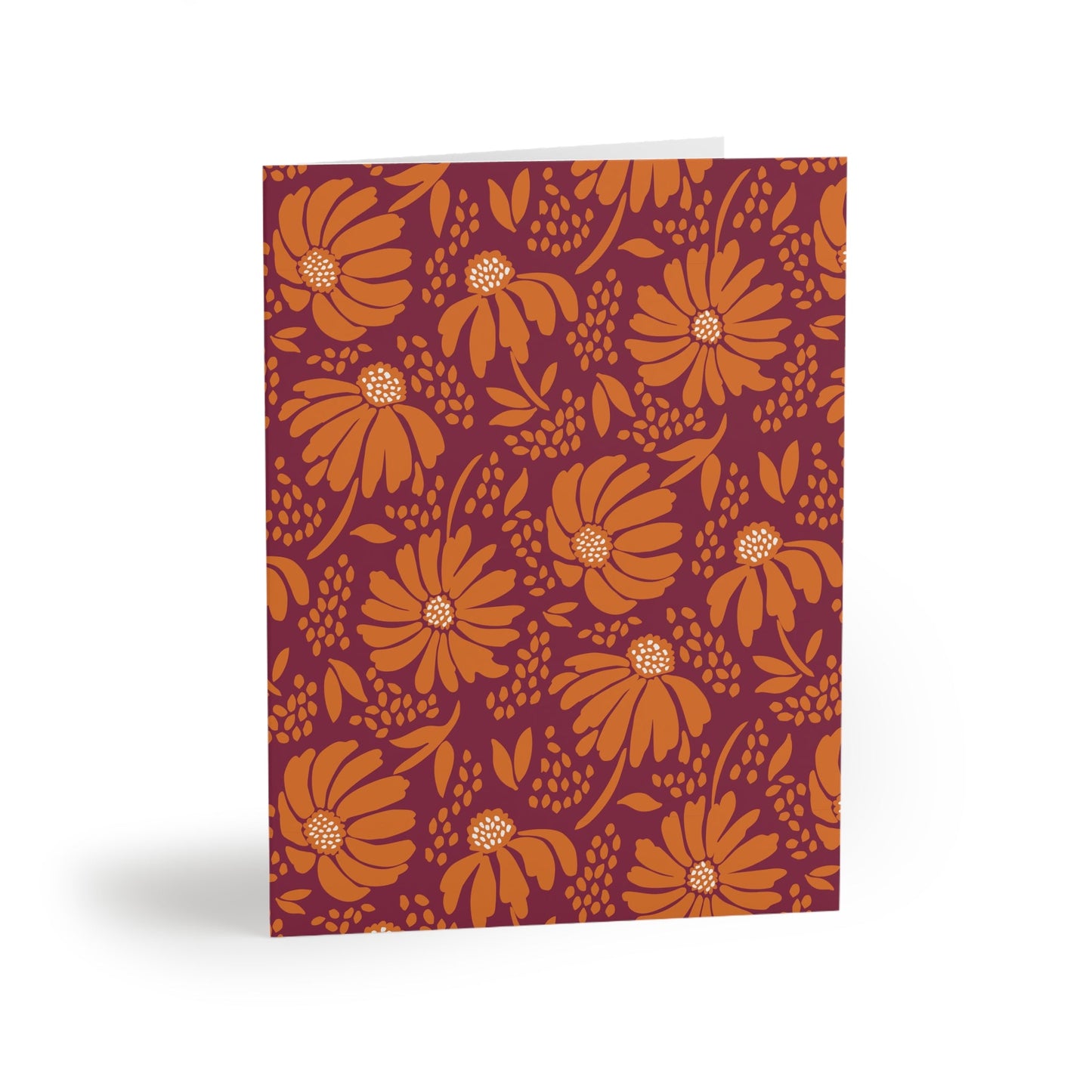Notecards | Maroon & Orange | Bellis