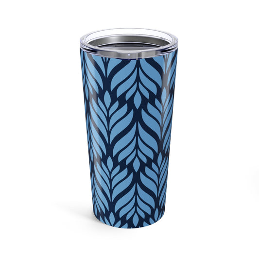 Tumbler | Light Blue & White | Palm