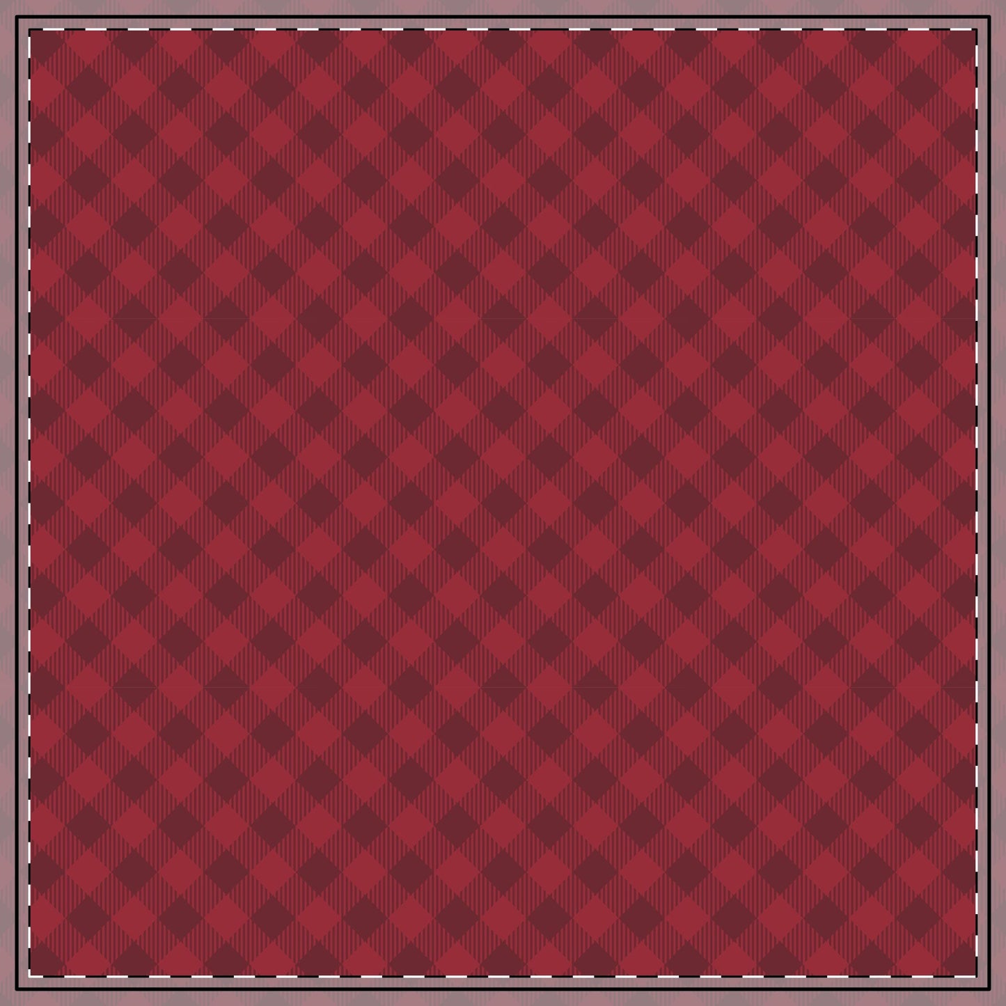Tablecloth | Maroon & White | Gingham