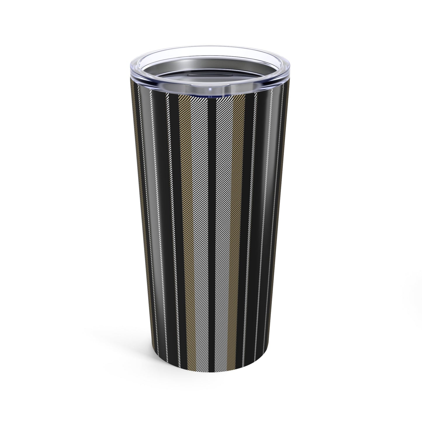 Tumbler | Black & Gold | Stripe