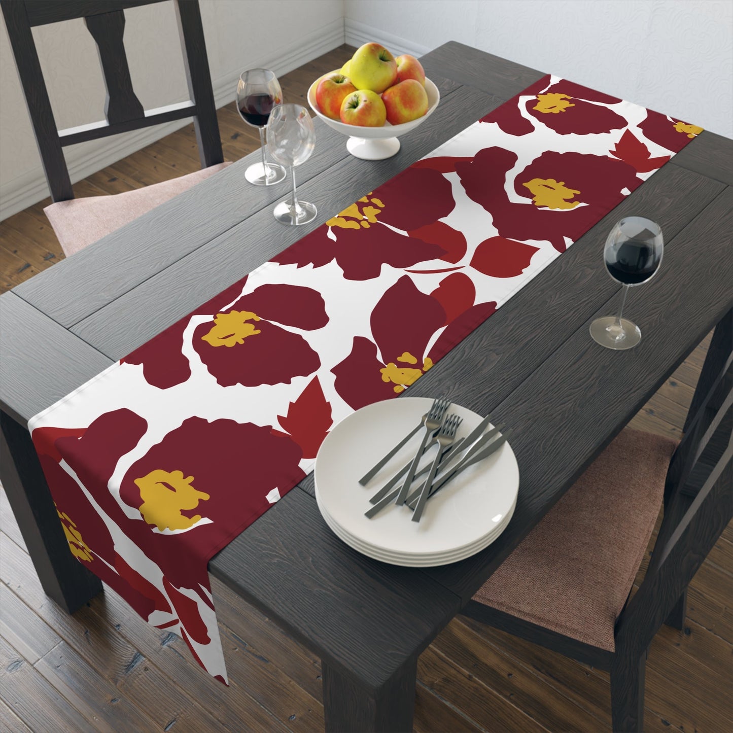 Table Runner | Red & Yellow | Poppy