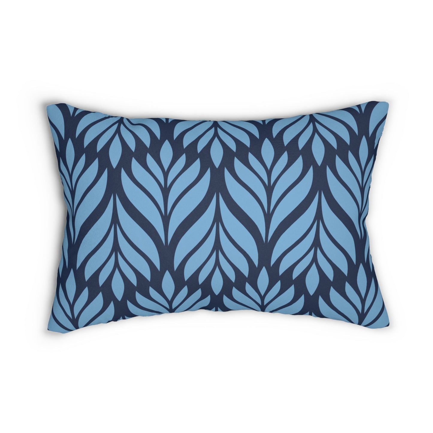 Pillow | Light Blue & White | Palm