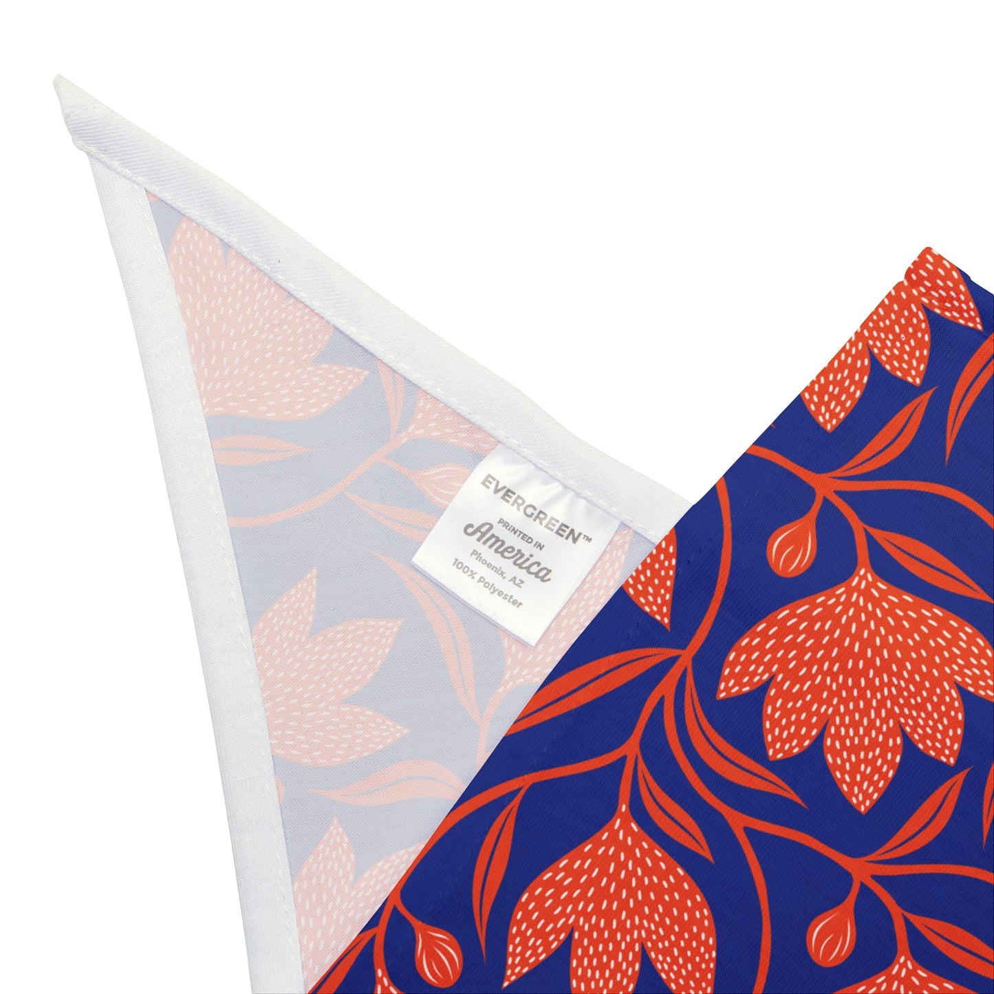 Pet Bandana | Bright Blue & Orange | Magnolia