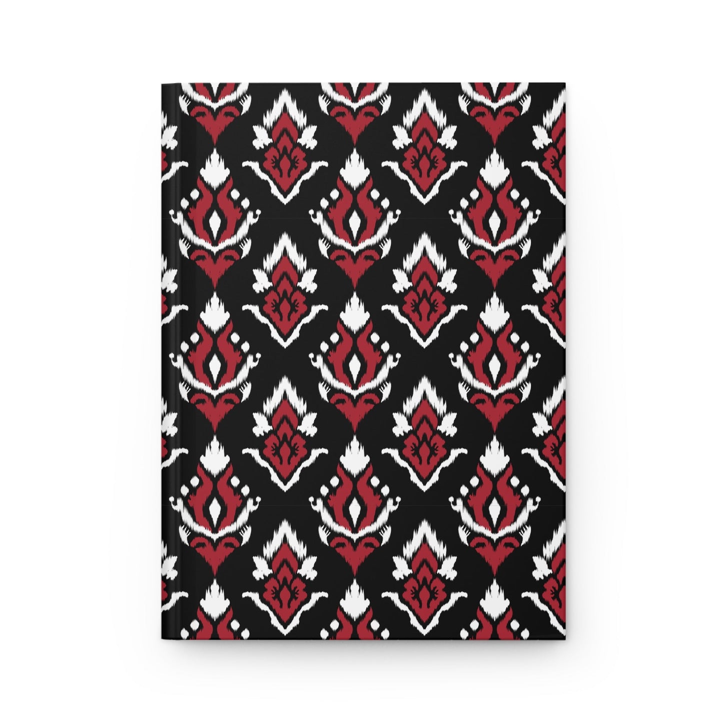 Hardcover Journal | Red & Black | Ikat