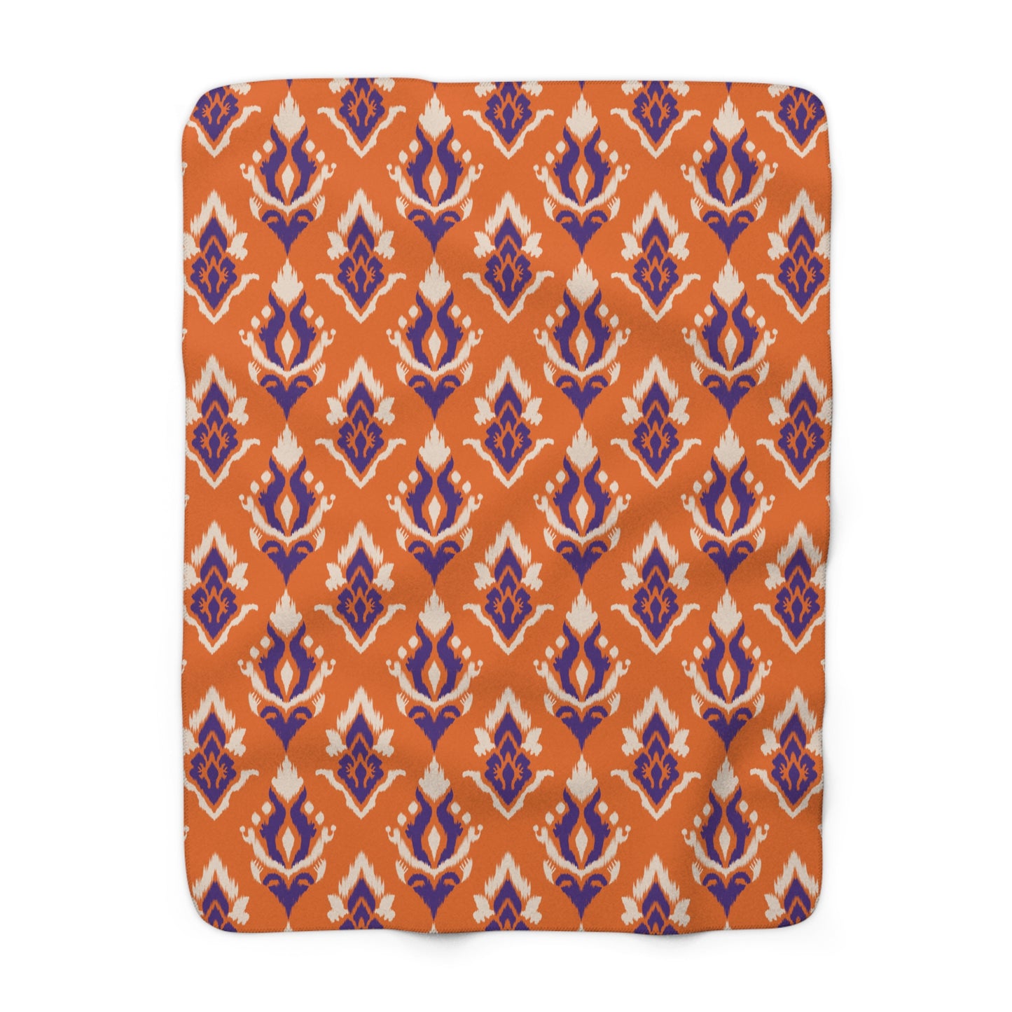 Sherpa Fleece Blanket | Clemson, South Carolina | Ikat