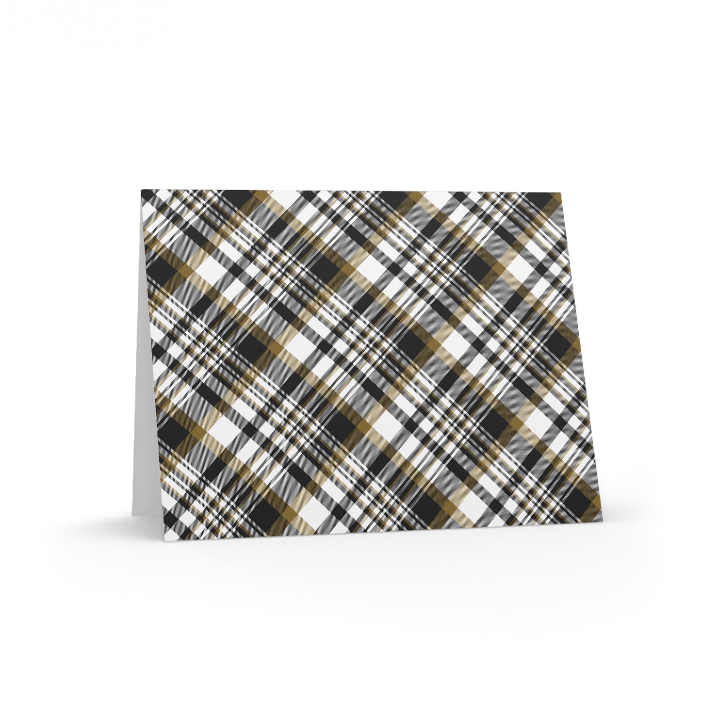 Notecards Set | Black & Gold | Tartan