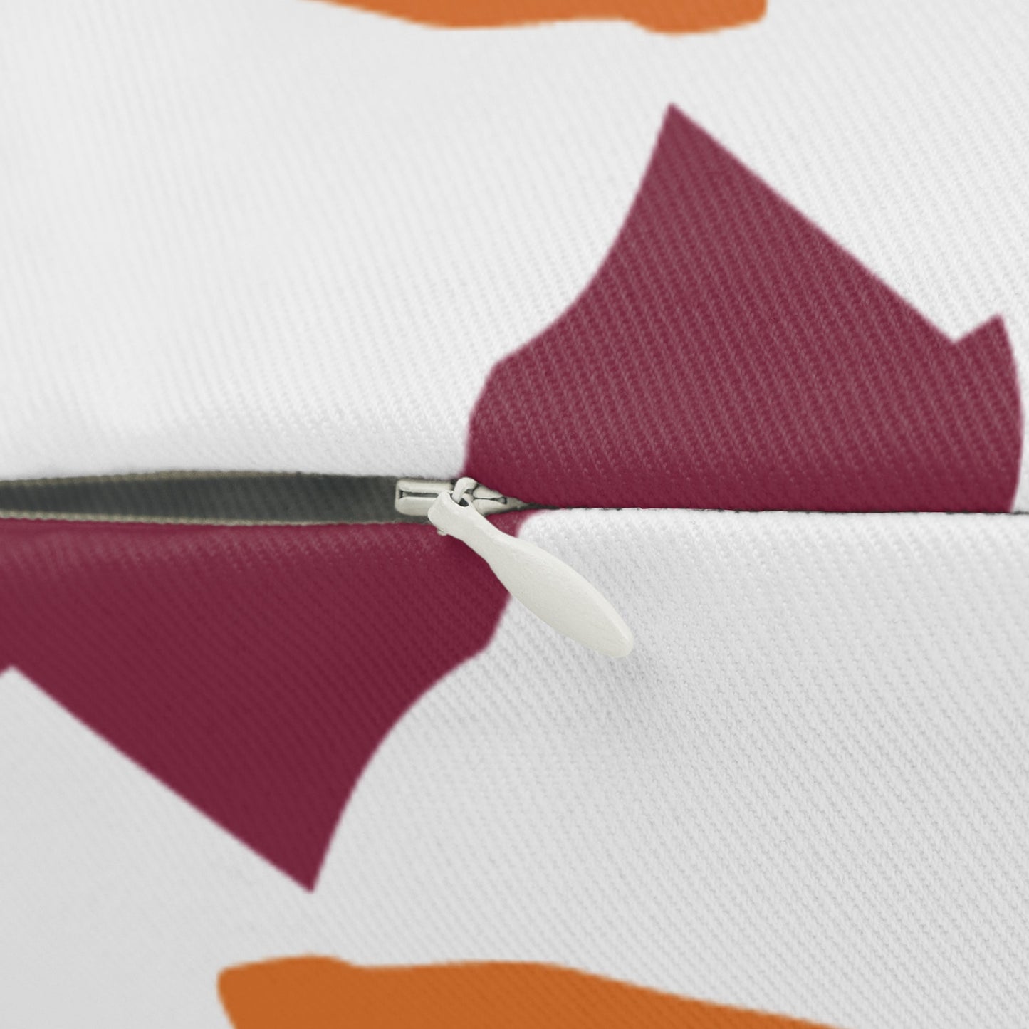 Pillow | Maroon & Orange | Poppy