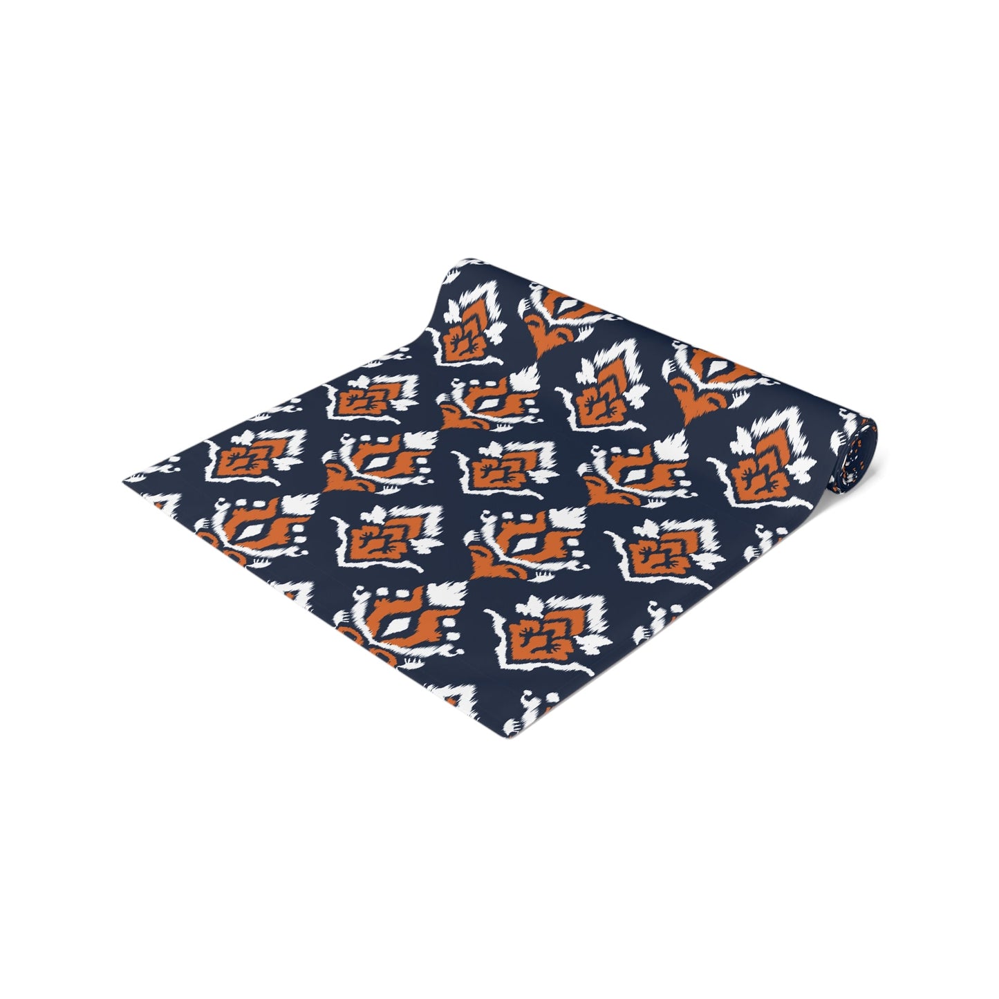 Table Runner | Orange & Blue | Ikat