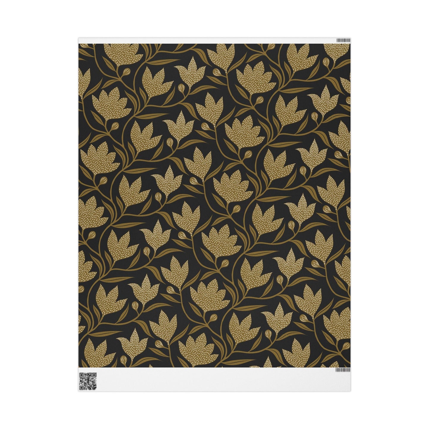 Gift Wrap | Black & Gold | Magnolia