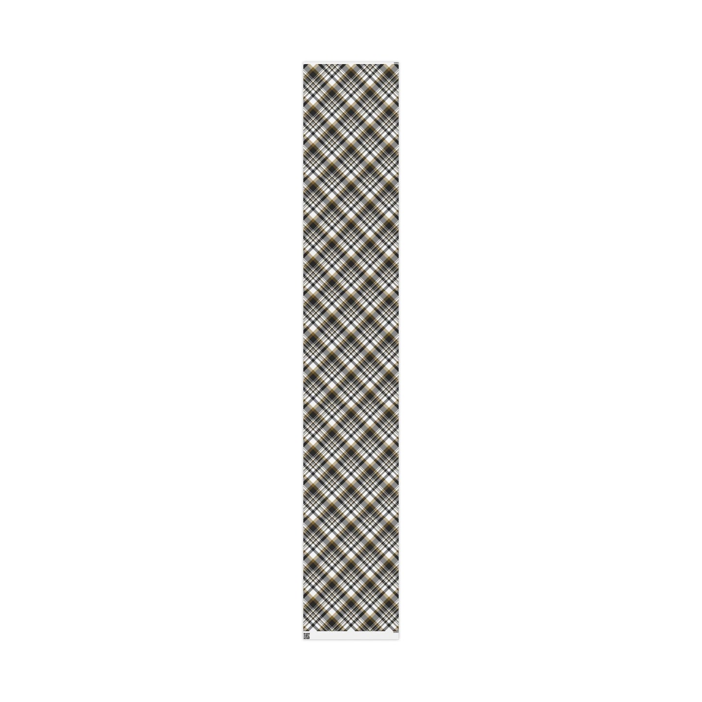 Gift Wrap | Black & Gold | Tartan