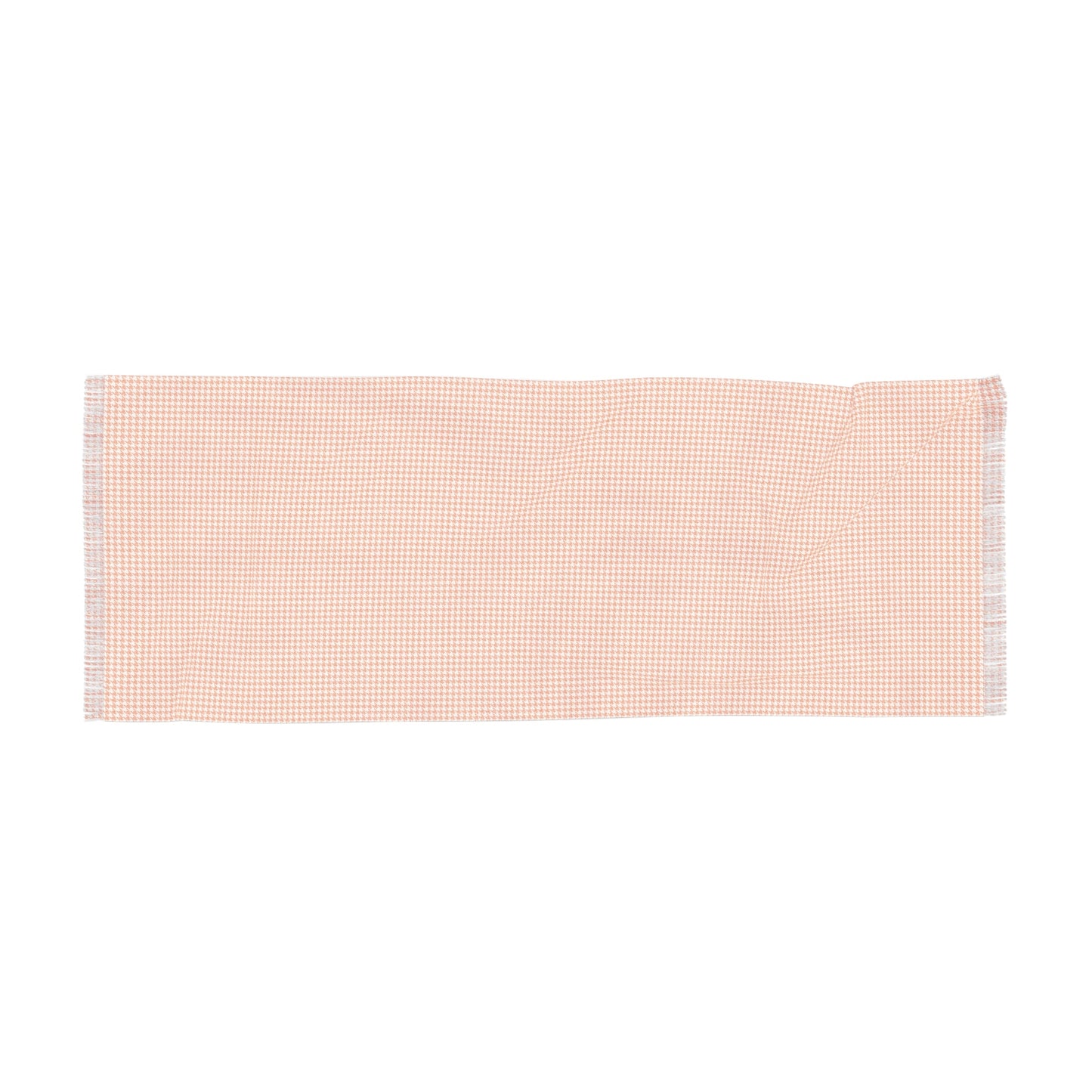 Scarf | Orange & White | Houndstooth