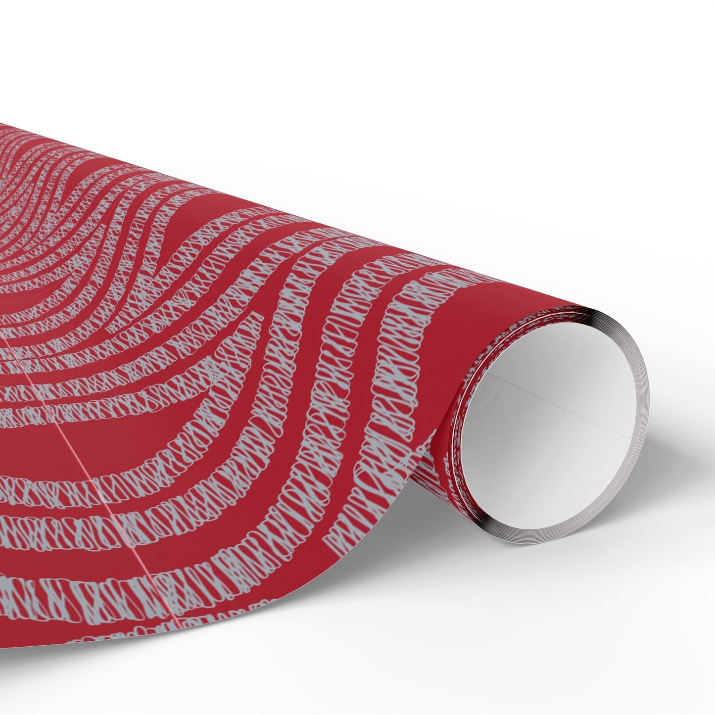 Gift Wrap | Red & Gray | Ogee